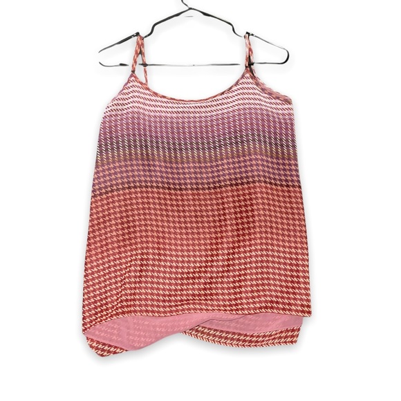 CAbi Pleated Tank Top Hoodstooth #555 Spaghetti Straps XL New Without Tags - Picture 15 of 16
